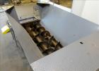 Used Dual Rotor Shredder, Carbon Steel. Approximate chamber 60