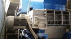 Used Untha Four Shaft Shredder, Model RS40. 2 x 15kw. Cutting chamber 750 x 700. Extra pushing fuction, pusher is connected via a PLC. Mfg. 1995.