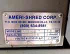 Used- Ameri-Shred Corp. AMS-750 Strip Cut Conveyor-Fed Industrial Paper Shredder