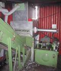 Used Chung Shun Industrial Shredder Line consisting of: (1) 40' sea container containing (1) Tung Shun crusher/shredder. Approximately 27 5/8'' x 35 1/2'' feed throat with hopper, 4'' thick hook kniv...