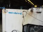 Used Uni-Shred Single Rotor Shredder, carbon steel. 63