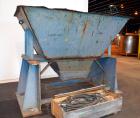Used Eldan Recycling / E. Laursens Rasper, Model R1400/4, Carbon Steel. (1) Single shaft with wedge mounted blades. Hydraulically driven. Includes a feed hopper, and stand. Designed for preparing for...