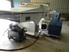 Used Retech Shredder/Grinder, Model 52/100. 40 mm rotating cutters with 4 points. Changeable counter knife. 100 hp motor with new fluid drive coupling and a rebuilt link belt gear box. Control panel....