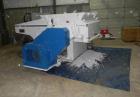 Used Retech Shredder/Grinder, Model 52/100. 40 mm rotating cutters with 4 points. Changeable counter knife. 100 hp motor with new fluid drive coupling and a rebuilt link belt gear box. Control panel....