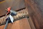Used Linder Micromat Single-Shaft Shredder, Model MS2000, Carbon Steel. Approximately 22’’ Diameter (560mm) x 79.9’’ long (2030mm) cored rotor with approximately 104 staggered blades. 80