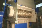 Used Unused-S & P ES 1200 Single Shaft Shredder, 81 rotary knives, 2 stationary knives. 7.5 hp/5.6 kW hydraulic ram, rotor width 47.2
