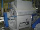 Used Unused-S & P ES 1200 Single Shaft Shredder, 81 rotary knives, 2 stationary knives. 7.5 hp/5.6 kW hydraulic ram, rotor width 47.2
