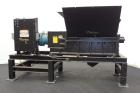 Used Shred-Pax Twin Shaft Shredder, Model AZ-80 EP, Carbon Steel. (2) Rows of intermeshing hook knives approximately 1-3/4
