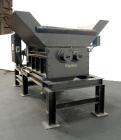 Used Shred-Pax Twin Shaft Shredder, Model AZ-80 EP, Carbon Steel. (2) Rows of intermeshing hook knives approximately 1-3/4