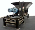 Used Shred-Pax Twin Shaft Shredder, Model AZ-80 EP, Carbon Steel. (2) Rows of intermeshing hook knives approximately 1-3/4