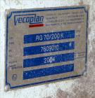 Used Vecoplan Granulator Model RG70/200K, Carbon Steel.