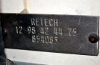 Used Vecoplan/Re-Tech Single Shaft Shredder, Carbon Steel. Approximately 14” diameter x 42” wide rotor with bolt-on cutters. Approximate 44” x 49” feed opening with bolt on hopper. Dual ram horizonta...
