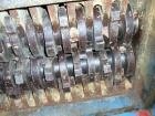Used Weil Twin Shaft Shredder, Carbon Steel. Independently driven shafts with 15 hp, 440 volt motors on each shaft. Approximate 20