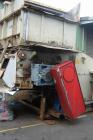 Used- Carbon Steel Zeno Single Roll Shredder, Type ZTLL 2000 x 1900