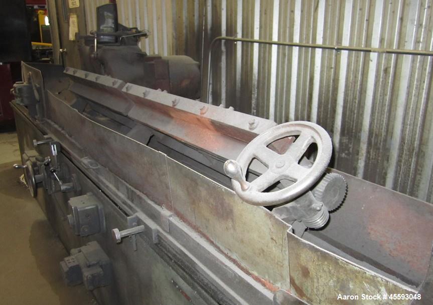 Used Samuel C. Rogers model NL-NYD knife grinder. 66" wide capacity, s/n 167