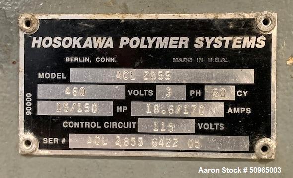 Used Hosokawa Alpine CL Series Granulator, Model 60/140 CL