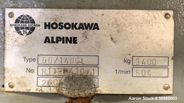 Used- Hosokawa Alpine CL Series Granulator, Model 60/140 CL