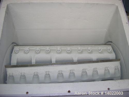Used Alpine Granulator, Type 80/100. 800 mm diameter x 1000 mm straight side rotor. 6 x 5 rotor blades, 8 x 5 stator blades. Rotor and housing with hard face welding. Drive by a 165 hp/110 kW-380 vol...