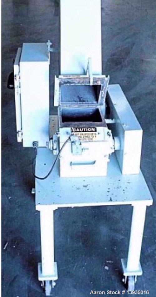 Used "Table Top Lab Size" Granulator, Model BP-68-SCSX. 6" x 8" throat size opening, 3 hp, 3 rotor knives, 2 bed knives, 460V.