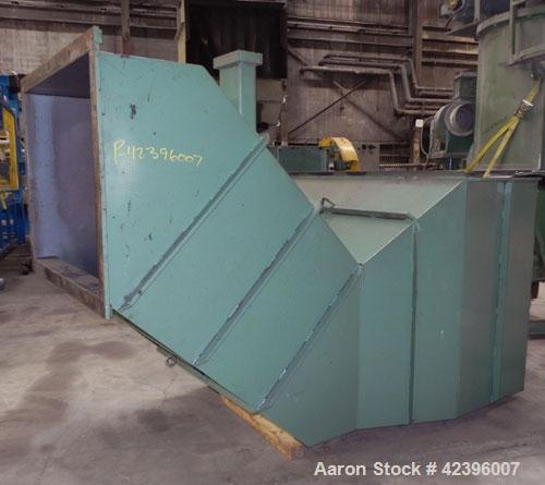 Used Ball & Jewell Granulator, Model HDB-3652. Approximate 52 1/4" long x 39 1/2" wide feed opening. Open rotor with bolt on blades. Driven by (2) 100 HP, 3/60/460 volt, 1185 RPM motors with Stearns ...