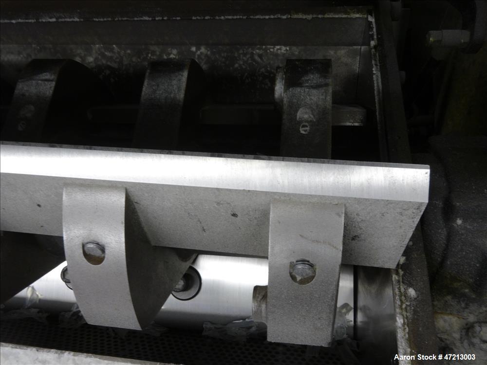 Used Conair Tangential Feed Granulator, Model CG-1436, Carbon Steel.