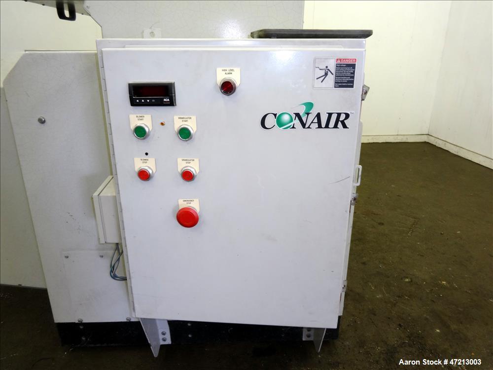 Used Conair Tangential Feed Granulator, Model CG-1436, Carbon Steel.