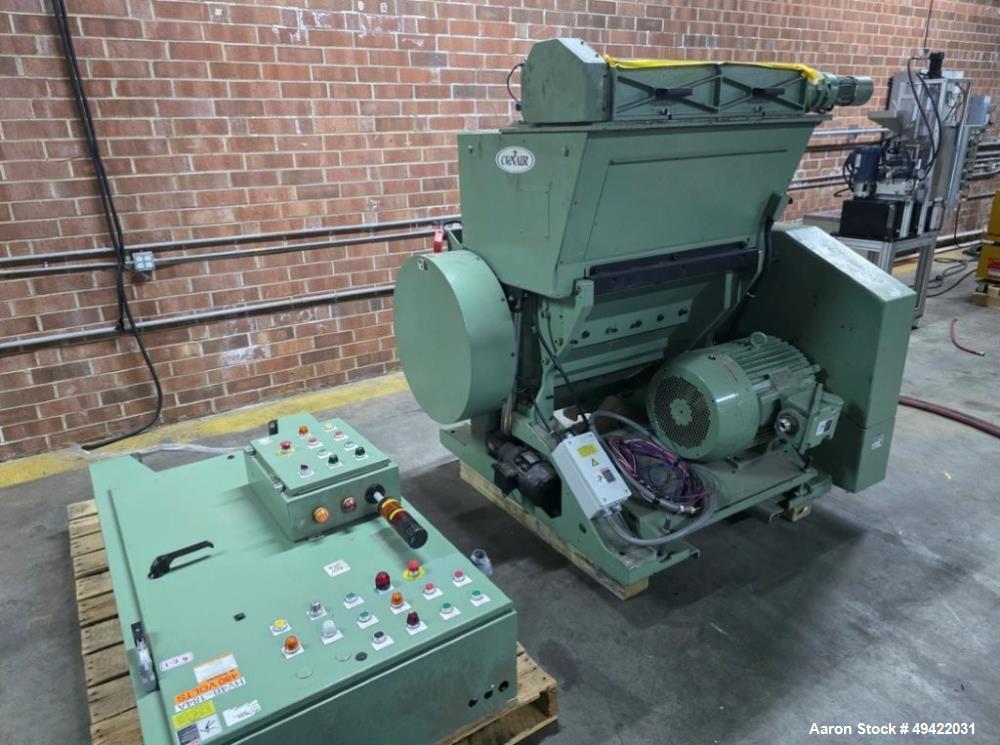 Used Conair CW1836 Thin Gauge Sheet Granulator – 75 HP, 18” x 36” Throat, Servo Feed, Built 2019