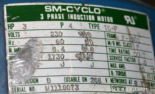 Used Conair Granulator, Model LP-814, Carbon Steel. Involute parabolic segmented helical type rotor with 7 rows of blades. Approximate 13-3/4" x 8" feed with a tilt back hopper. Approximate 1/8’’ dia...