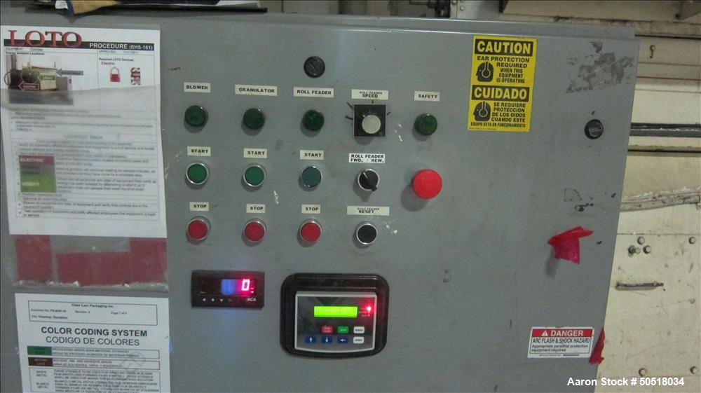 Used Cumberland Granulator, Model 1462.