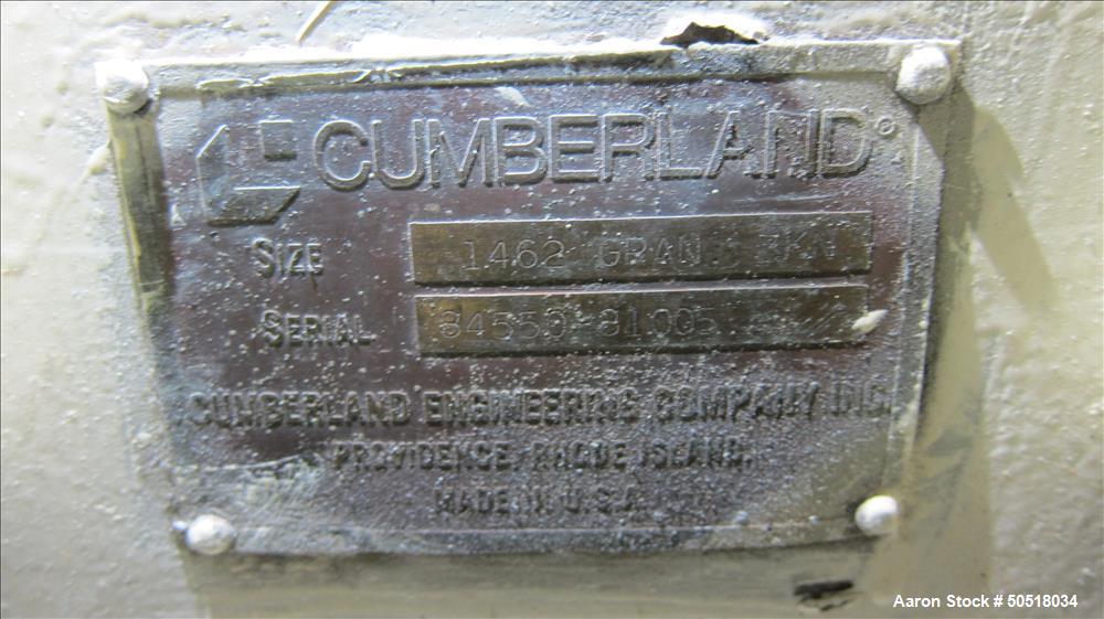 Used Cumberland Granulator, Model 1462.