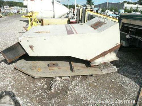Used Cumberland Granulator, model 1462. 14" X 62" feed throat with cut sheet style feed hopper. 3 knife high shear, twin shear rotor. Set up for blower discharge with 1/2" diameter screen and a blowe...
