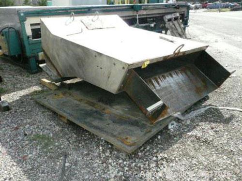 Used Cumberland Granulator, model 1462. 14" X 62" feed throat with cut sheet style feed hopper. 3 knife high shear, twin shear rotor. Set up for blower discharge with 1/2" diameter screen and a blowe...