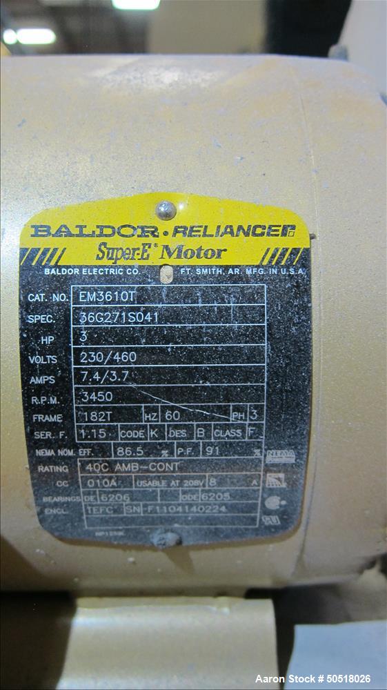 Used Cumberland Granulator, Model 184.
