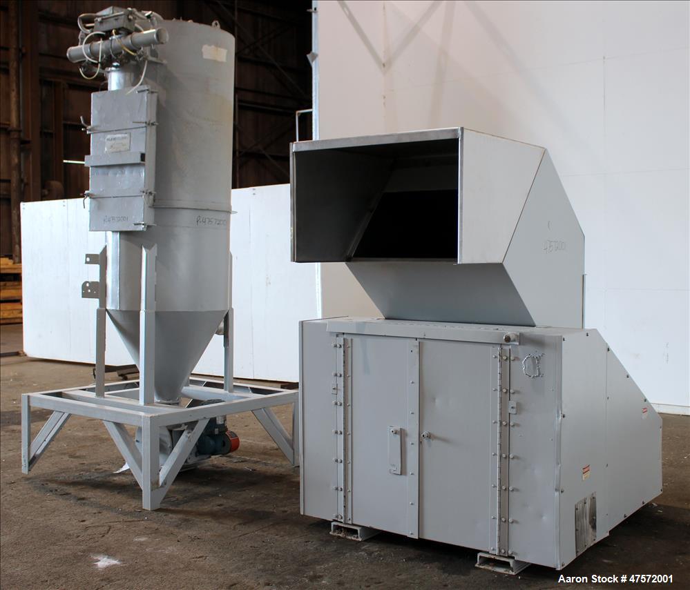 Used Cumberland Granulator, Model 18 X 36-3KN, Carbon steel.