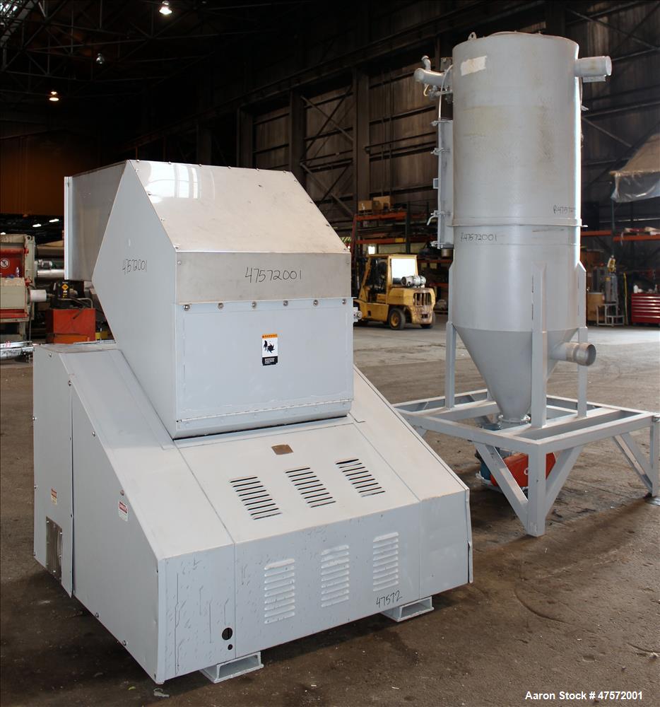 Used Cumberland Granulator, Model 18 X 36-3KN, Carbon steel.