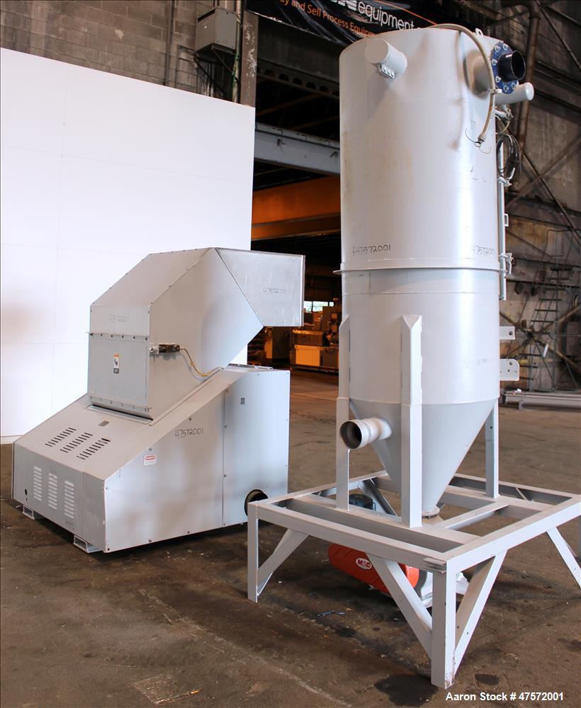 Used Cumberland Granulator, Model 18 X 36-3KN, Carbon steel.