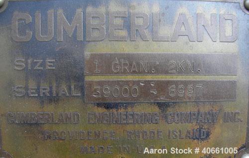 Used Cumberland Granulator