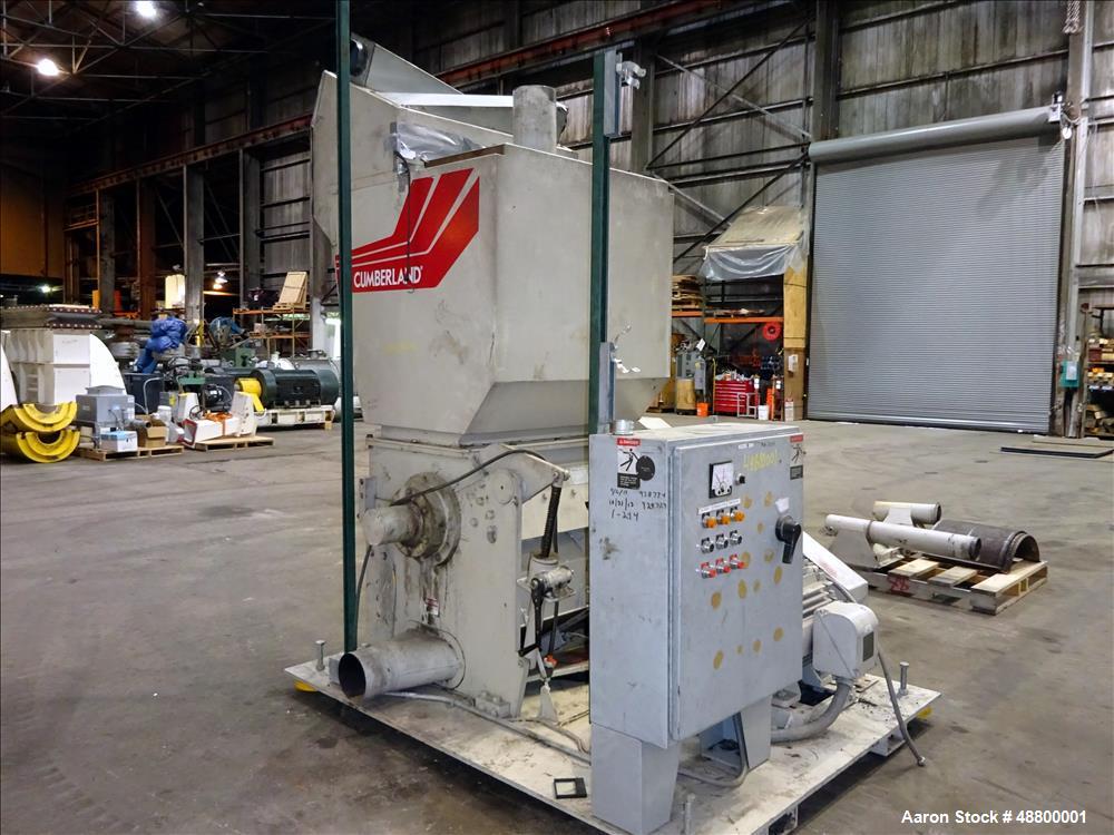 Used Cumberland Series 2000 Granulator, Model 2042, Carbon Steel.