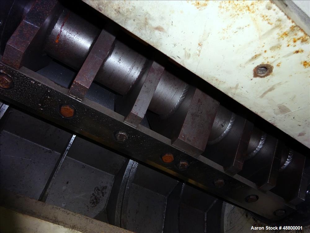 Used Cumberland Series 2000 Granulator, Model 2042, Carbon Steel.