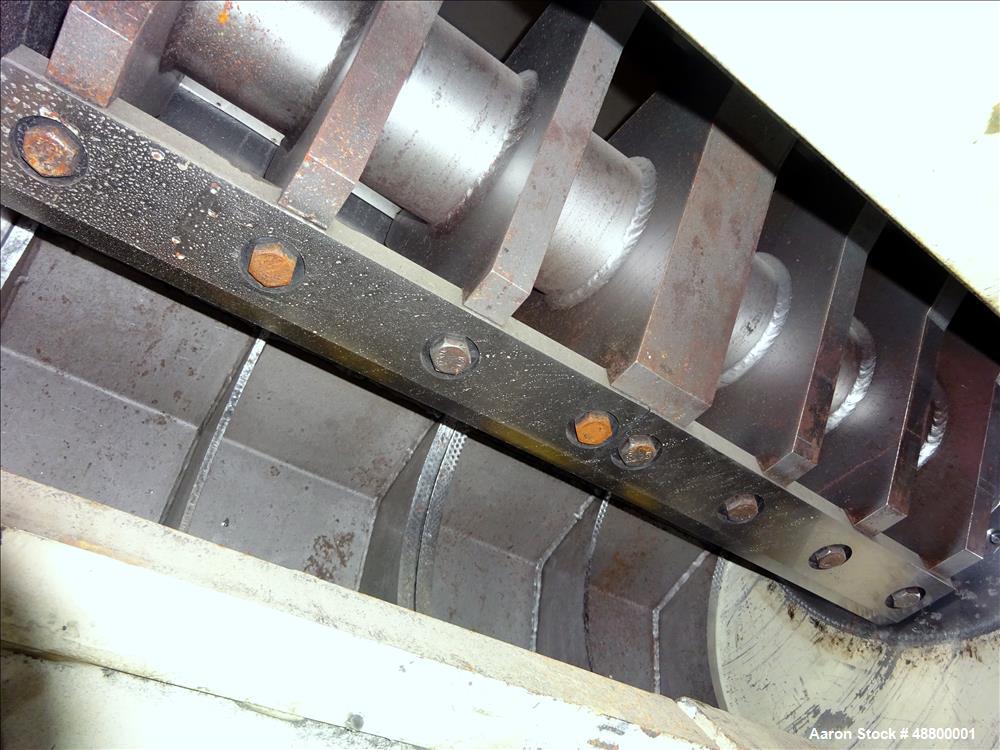 Used Cumberland Series 2000 Granulator, Model 2042, Carbon Steel.