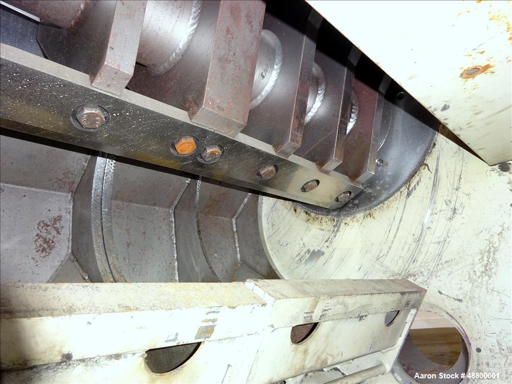 Used Cumberland Series 2000 Granulator, Model 2042, Carbon Steel.