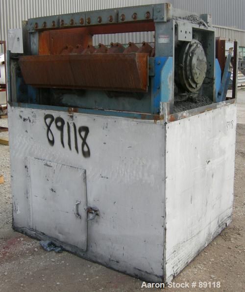 USED: Cumberland granulator, model 20X50. Approximate 20" diameter x 50" wide open rotor, requires blades. 20" x 50" feed throat with bolt on hopper. Driven by a 200 hp, 3/60/460 volt, 1780 motor. Ap...