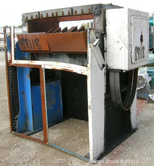 USED: Cumberland granulator, model 20X50. Approximate 20" diameter x 50" wide open rotor, requires blades. 20" x 50" feed throat with bolt on hopper. Driven by a 200 hp, 3/60/460 volt, 1780 motor. Ap...