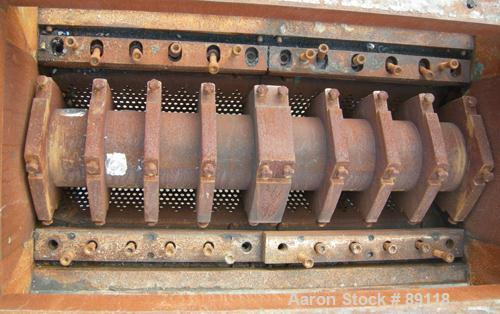 USED: Cumberland granulator, model 20X50. Approximate 20" diameter x 50" wide open rotor, requires blades. 20" x 50" feed throat with bolt on hopper. Driven by a 200 hp, 3/60/460 volt, 1780 motor. Ap...