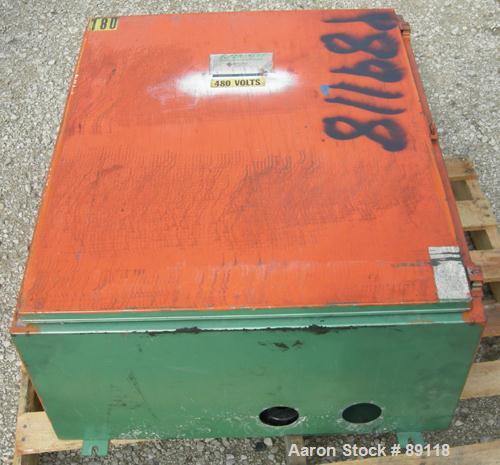 USED: Cumberland granulator, model 20X50. Approximate 20" diameter x 50" wide open rotor, requires blades. 20" x 50" feed throat with bolt on hopper. Driven by a 200 hp, 3/60/460 volt, 1780 motor. Ap...