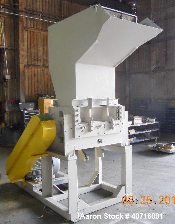 Used Refurbished Cumberland Granulator, Model # 30 with 150 hp motor. 220/440/550 volts. 18" x 30" Opening, new feed hopper, 3 knife open solid rotor, 2 bed knives, all new knives, new hold down bloc...