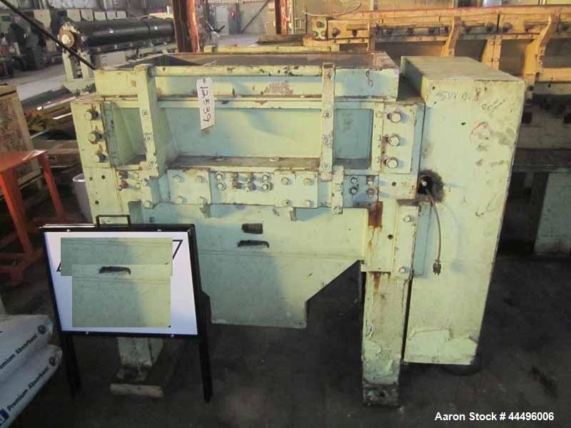 Used;CUMBERLAND MODEL 18 x 37 GRANULATOR, S/N 50510-7117, 18" X 37" FEED THROAT, 5 KNIFE STEEP ANGLE STEP ADJUSTABLE ROTOR K...