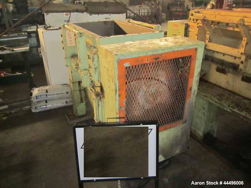 Used;CUMBERLAND MODEL 18 x 37 GRANULATOR, S/N 50510-7117, 18" X 37" FEED THROAT, 5 KNIFE STEEP ANGLE STEP ADJUSTABLE ROTOR KNIVES (10 SEGMENTS), 2 BED KNIVES, DESIGNED FOR FILM GRANULATION AND FILM B...