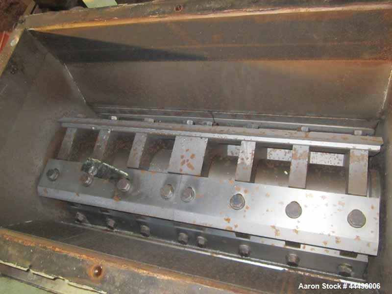 Used;CUMBERLAND MODEL 18 x 37 GRANULATOR, S/N 50510-7117, 18" X 37" FEED THROAT, 5 KNIFE STEEP ANGLE STEP ADJUSTABLE ROTOR KNIVES (10 SEGMENTS), 2 BED KNIVES, DESIGNED FOR FILM GRANULATION AND FILM B...
