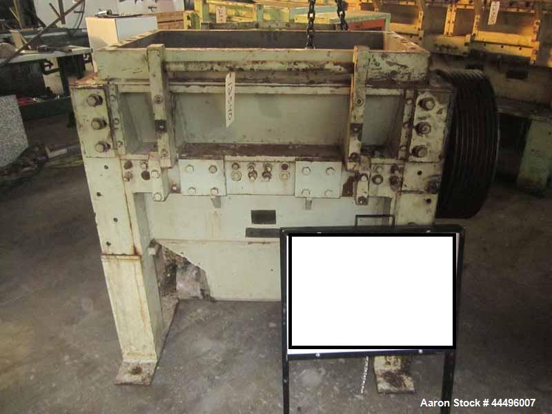 Used; CUMBERLAND MODEL 18 x 37 GRANULATOR, 18" X 37" FEED THROAT, 5 KNIFE STEEP ANGLE STEP ADJUSTABLE ROTOR KNIVES (10 SEGME...